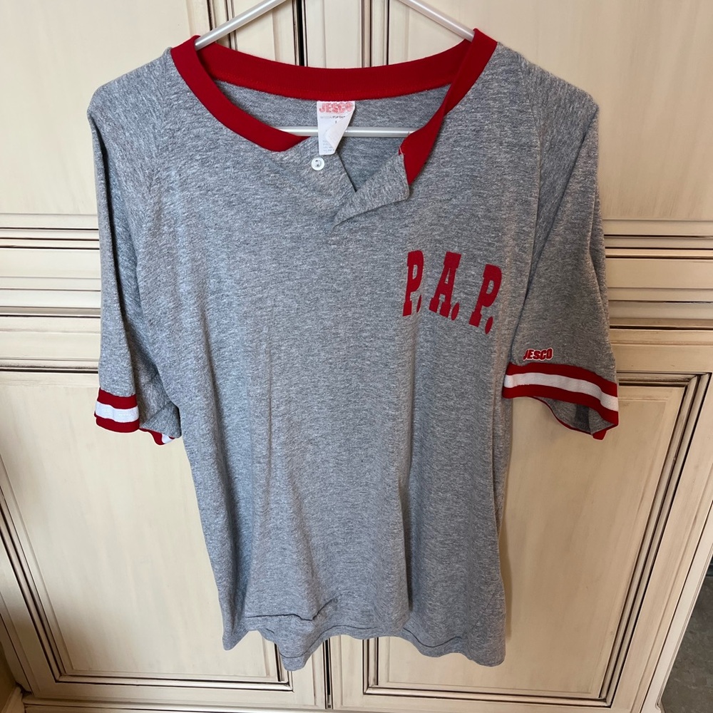 Vintage 1980s P.A.P. Baseball T-Shirt